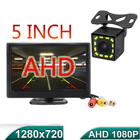 2021 New 5 Inch Ahd Car Monitor Tft Lcd Car Rear View Monitor Parking