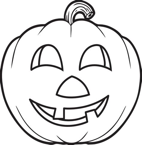 Printable Pumpkin Coloring Page for Kids #5 – SupplyMe Pumpkin Coloring ...