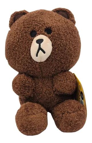 Oso Peluche Line Friends 18 Cm Brown Meme Original MercadoLibre