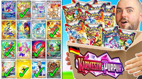 Wir Ziehen Alle Neuen Karten Pokemon Karmesin Purpur Opening Youtube