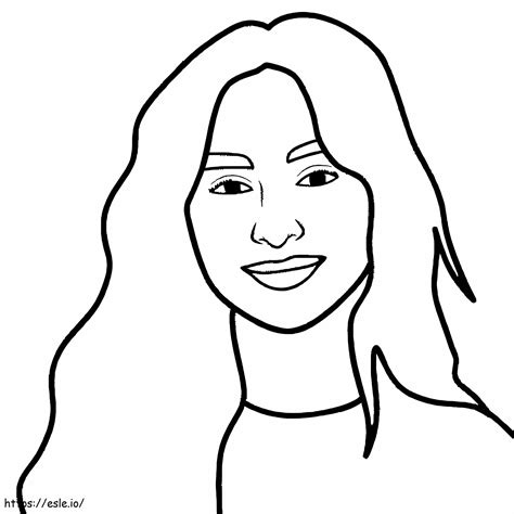 Printable Sabrina Carpenter Coloring Page