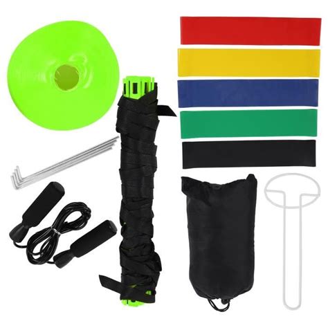 Kit D Entra Nement Athletic Speed Agility Ladder Shipenophy Noir