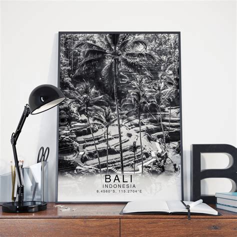 Bali Indonesia Travel Poster Bali Wall Art Decor Bali Art Etsy