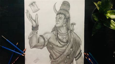 How To Draw Lord Shiva “ Mahadev Ji Sketch “ Step By Step Tutorial Only Hb Pencil Easy Method