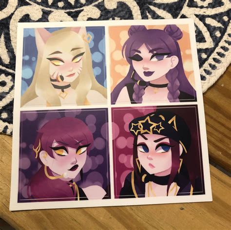 League of Legends K/DA Sticker Sheet - Etsy