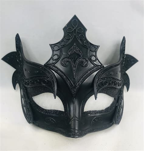 Warrior – Black – Maskarade on Royal – New Orleans Best Mask Store ...