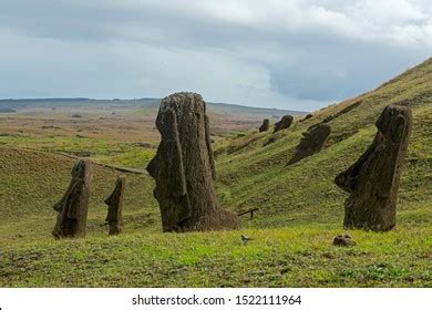 Group Moai Statues Rano Raraku Easter Stock Photo 1522111964 | Shutterstock