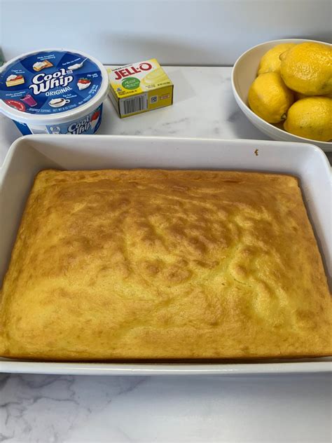 Super Easy Lemon Poke Cake Only 3 Ingredients The Lazy K Kitchen