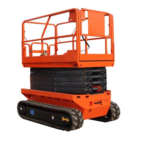 6 14m Crawler Scissor Lift Self Propelled Hydraulic Lifting Rough