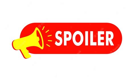 Premium Vector Spoiler Alert Vector Sign Red And Yellow Alert Message