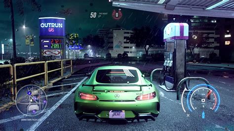 Need For Speed Heat Night Rain Open World Free Roam Gameplay PC HD