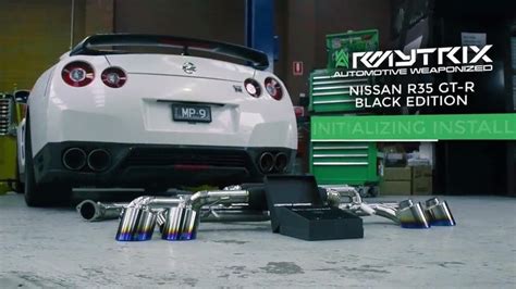 The BEAST GT R R35 Full ARMYTRIX Titanium Exhaust By Prestige