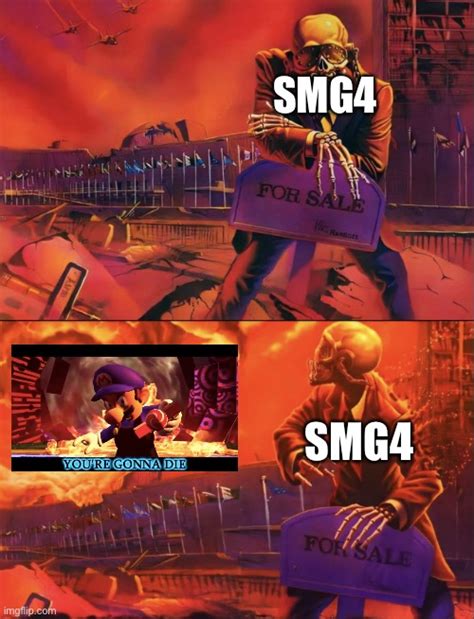 Image Tagged In Skeleton Looking At Explosion Smg Memes Smg Imgflip