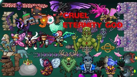 Terraria Fargo S Soul Mod Cruel Eternity God All Bosses Youtube