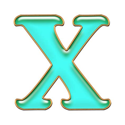 Buchstabe Letter X