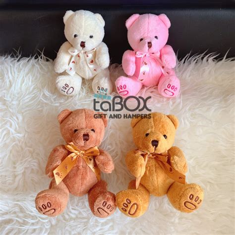 Jual Boneka Teddy Bear Pita Beruang 15cm Cokelat Tua Kota Tangerang