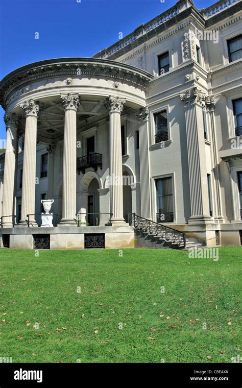 The Vanderbilt Mansion National Historic Site Hyde Park New York Stock