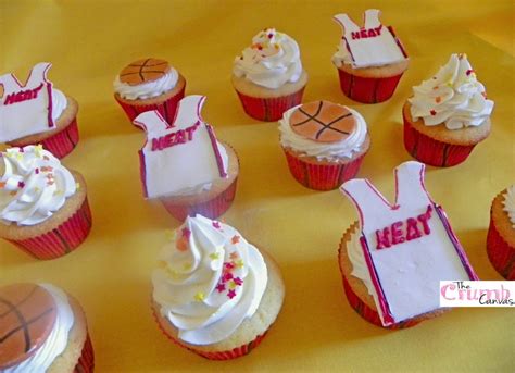 Miami Heats Cupcakes — Cupcakes Miami Heat Cake Miami Heat Cupcakes