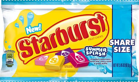 Starburst Summer Splash Fruit Chews Fruit Chews Fruit Strawberry Lime