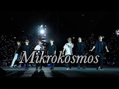 Bts Mikrokosmos Stage Mix Youtube