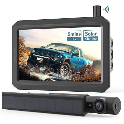 Buy Solar Wireless Backup Camera With Mins Diy Installation