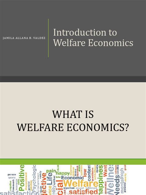 1 - Introduction To Welfare Economics | PDF | Economics | Welfare Economics