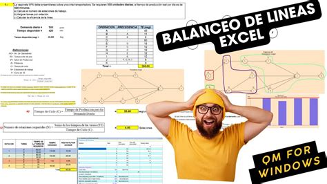 Balanceo De Lineas En Excel Y Qm For Windows Tutorial Completo Youtube