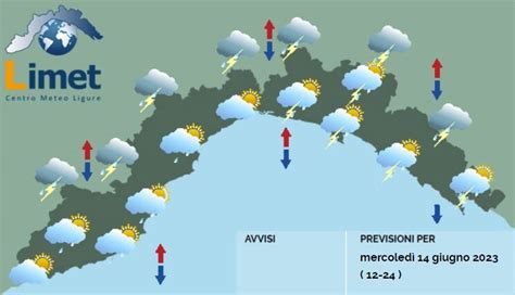 Meteo Residua Instabilit Sulla Liguria Nel Pomeriggio Pioggia Nelle