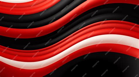 Premium Photo | Vector Black Red and White Stripes AllAround Background