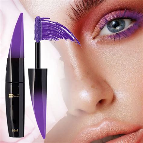 4d Silk Fiber Lash Mascara Natural Waterproof Smudges Proof Mascara