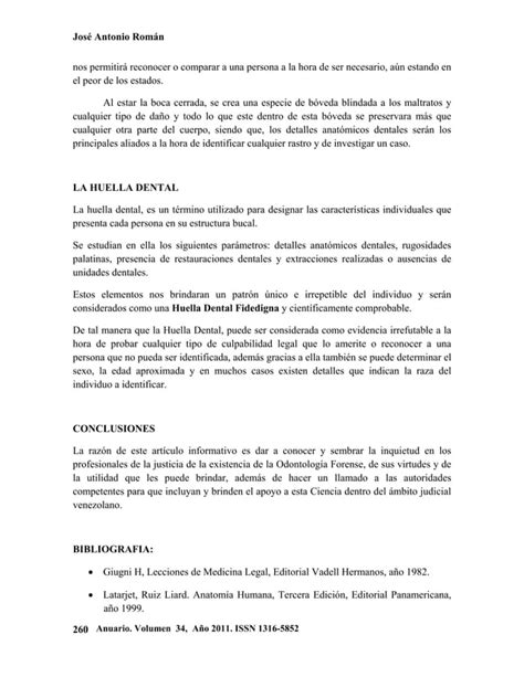 Aportes De La Odontologia Forense Iafjsr Pdf