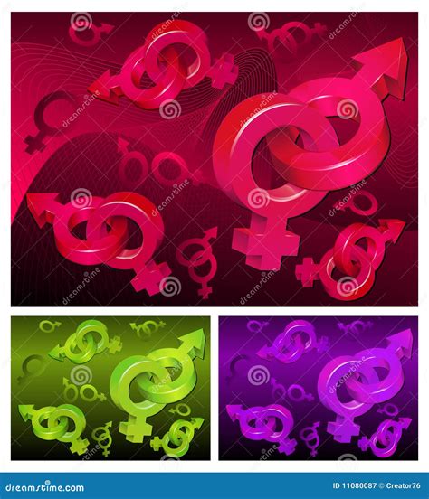 Sex Symbols Background Stock Vector Illustration Of Arrow 11080087