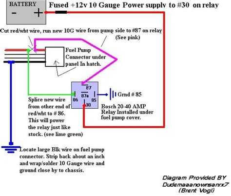 Fuel Pump Resistor And Pump Rewiring Mazda Rx7 Forum