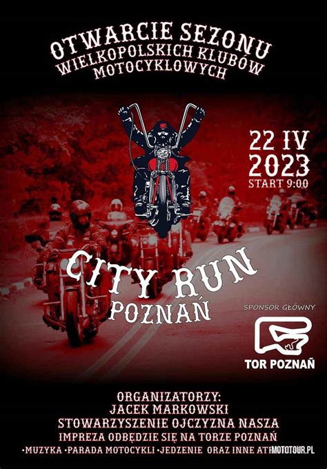 City Run Poznań Otwarcie Sezonu Wielkopolskich Klubów Motocyklowych