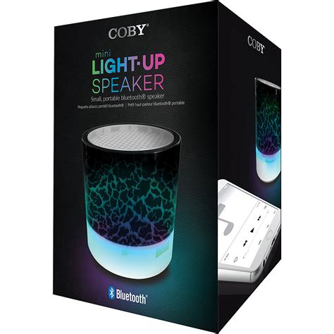 Coby Mini Light Up Bluetooth Speaker Fesco Distributors