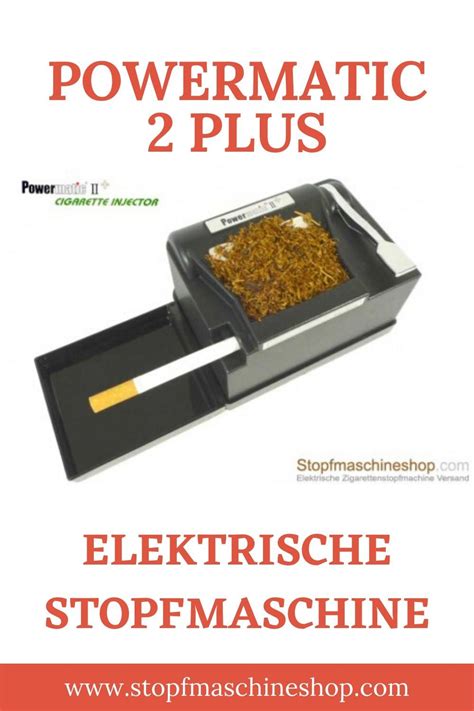 Powermatic 2 Plus Elektrische Stopfmaschine 2024 Kaufen