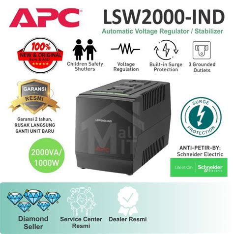 Jual Stabilizer Apc Stavolt Va Lsw Lsw Ind W