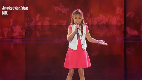 Girl On Fire 9 Year Old Agt Star Angelica Hale Describes Her Golden Buzzer Moment Artofit