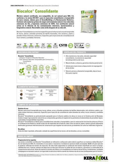 PDF Morteros Naturales Transpirables para Construcción y Prueba