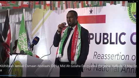 Khudbadii Xildhibaan Jamaal Cismaan Abdilaahi Oo Ka Mid Ah Golaha