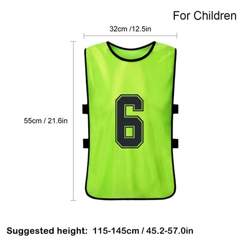 Gilet Gilet d entraînement de Football pour enfants ensemble de 12