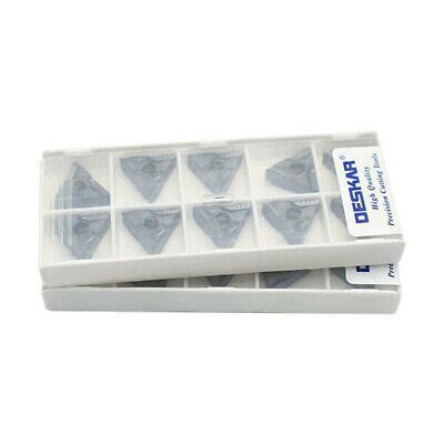 Pack Deskar Tnmg R Vf Lf Carbide Inserts For Steel Ebay