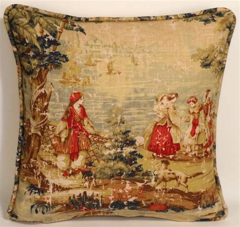 Set Of 2 18 French Country Throw Pillow Covers Bosporus Etsy