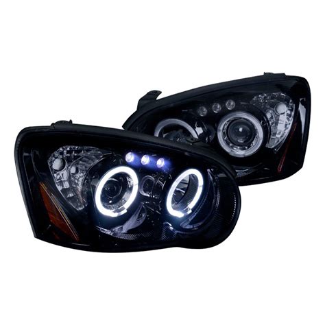 Spec D Lhp Wrx G Tm Chrome Smoke Dual Halo Projector Headlights