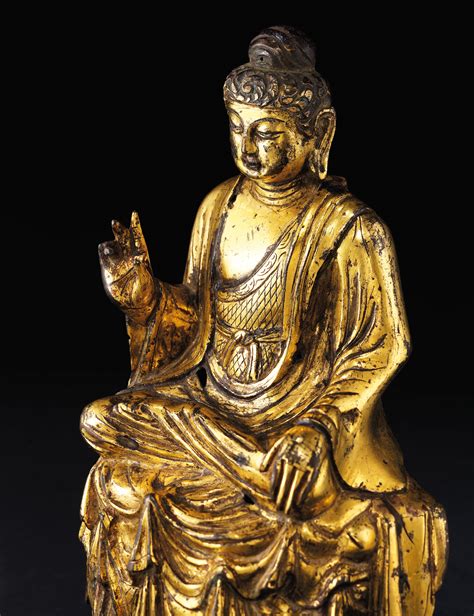 A Rare Gilt Bronze Figure Of Buddha Tang Dynasty Christie S