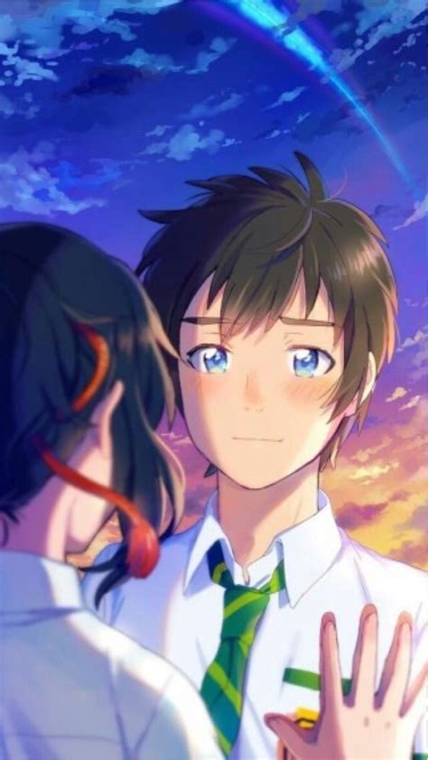 Your Name Anime Couple Wallpaper Your Name Anime Movies Your Name Anime Kimi No Na Wa Anime Home