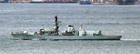 WarshipCam On Twitter HMS Lancaster F229 Duke Class Frigate Leaving