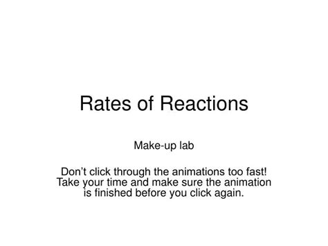 Ppt Rates Of Reactions Powerpoint Presentation Free Download Id