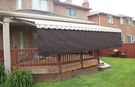 Adalia X3m With A Retractable Front Valance Rolltec® Retractable Awnings Toronto Ontario