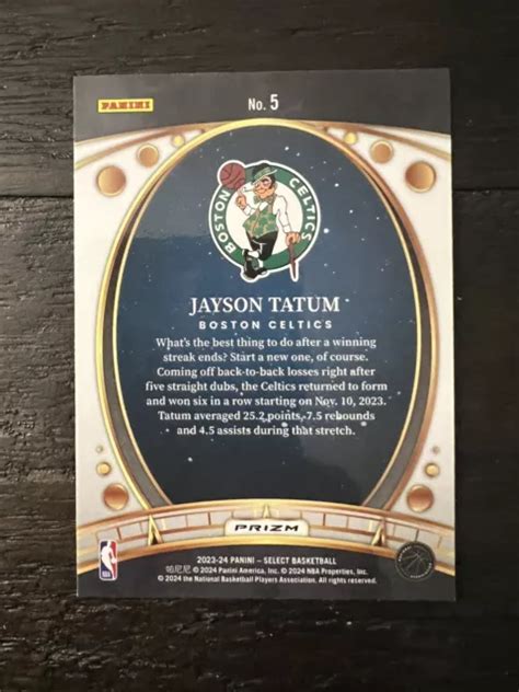 Panini Select Nba Jayson Tatum Lodestar Rosso Prizm Sp